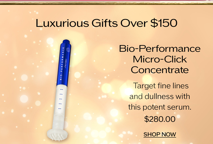 Micro-Click Concentrate Target fine lines and dullness with this potent serum.