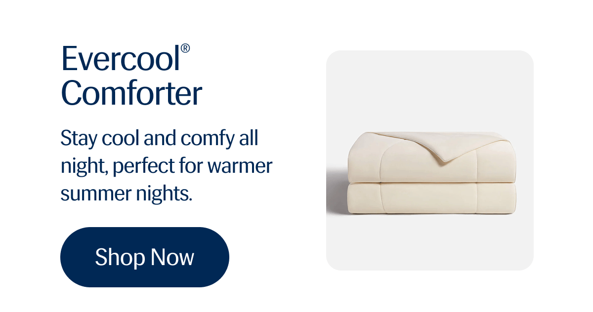 Evercool® Cooling Comforter | Stay cool and comfy all night, perfect for warmer summer nights. | Shop Now