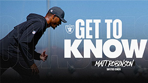 Q&A: Get to know safeties coach Matt Robinson