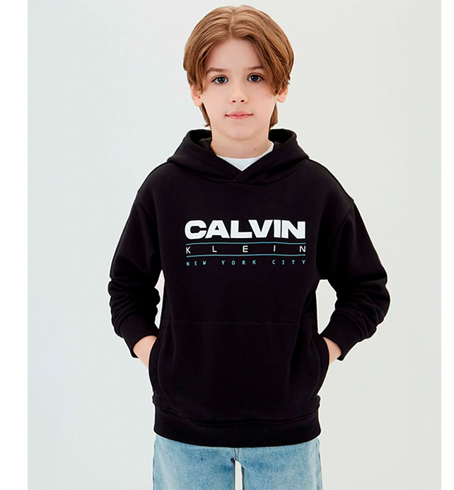 Sudadera Calvin Klein Graphic Hoodie Niño Negro