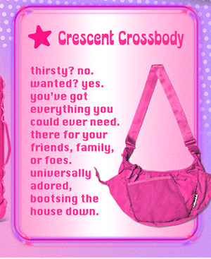 crescent crossbody