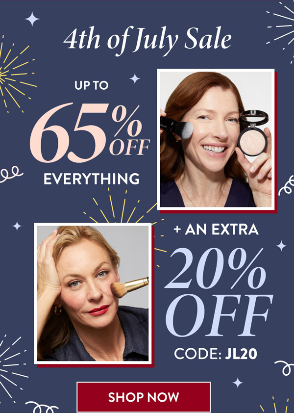 4th of july sale | Up To 65% OFF Everything + an Extra 15% OFF Code: JL15