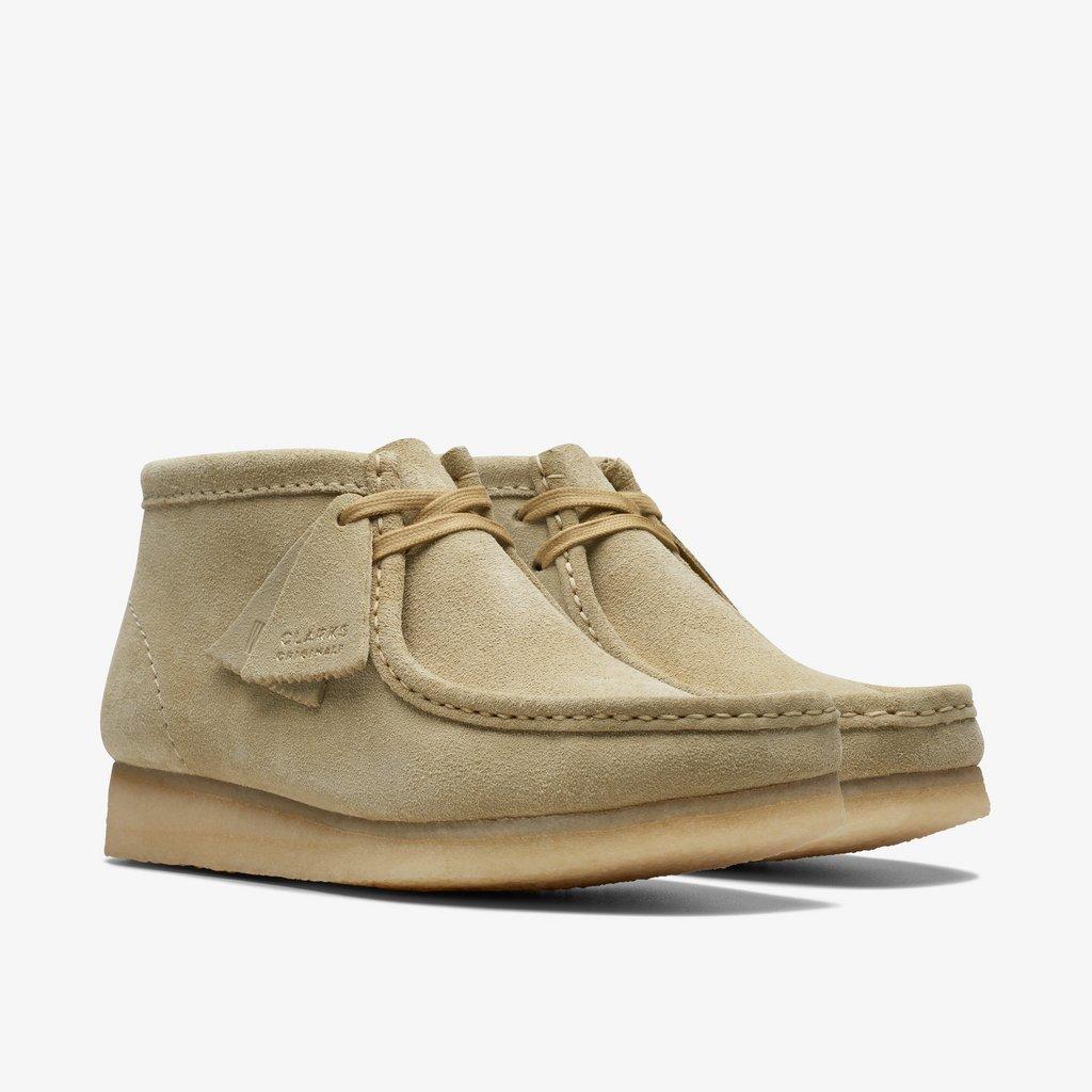 Shop Wallabee Boot Maple Suede