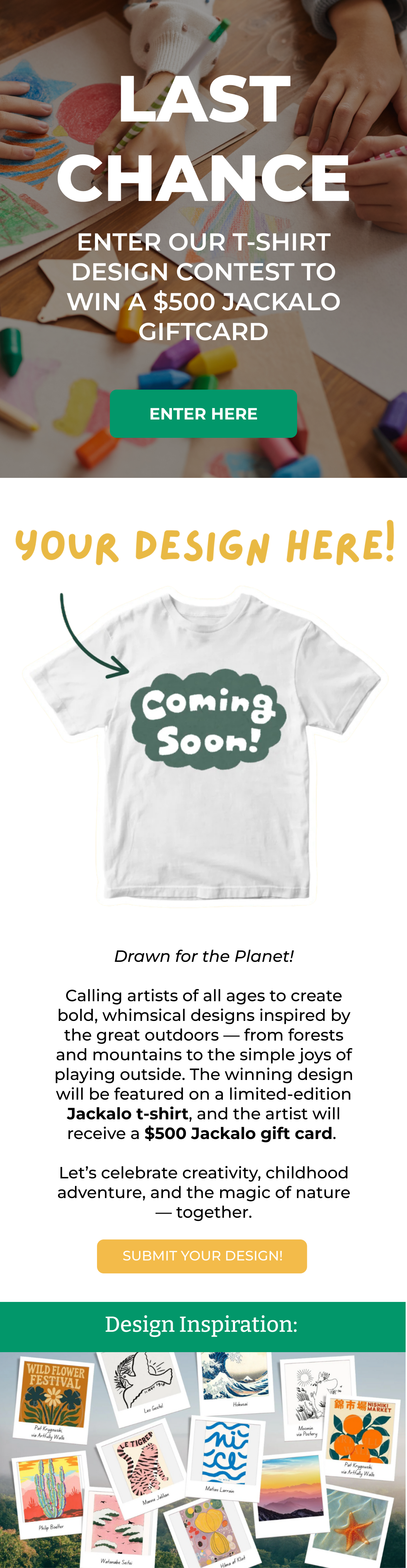 Enter Design Contest Now - Ends SOON