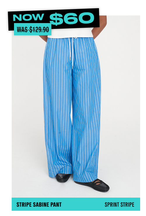 STRIPE SABINE PANT SPRINT STRIPE