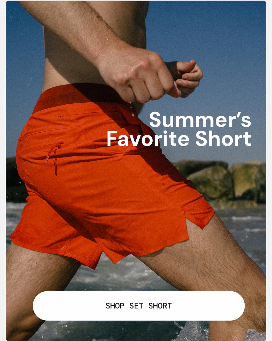 Summer's Favorite Short. Shop New Colors in Hybrid Swim Set Short