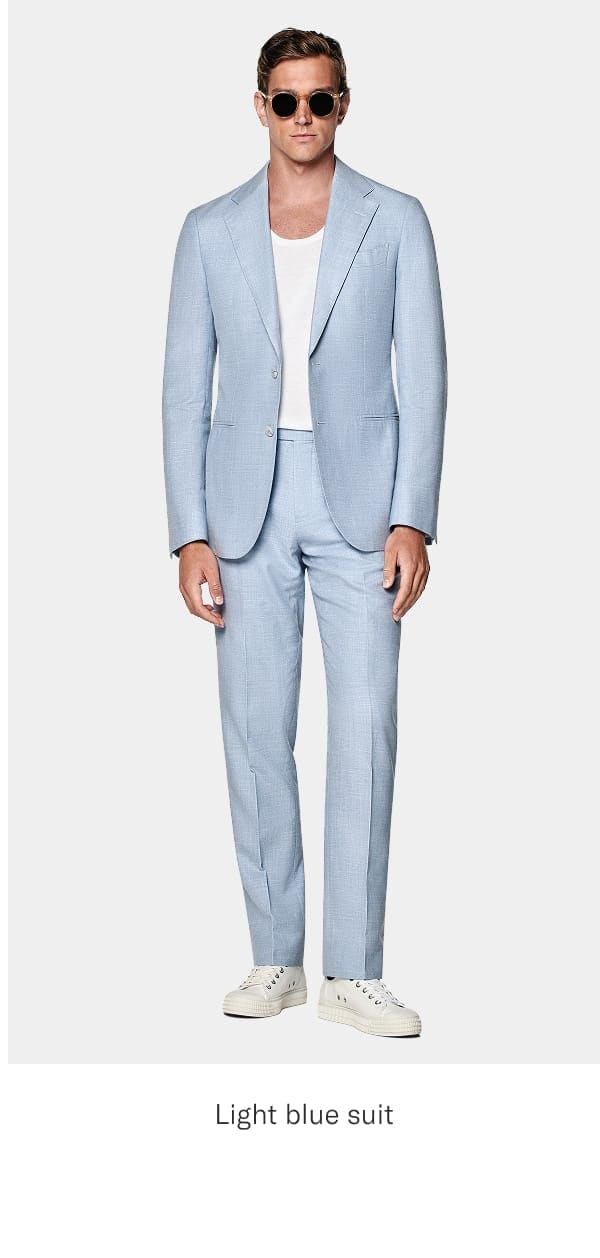 Light blue suit