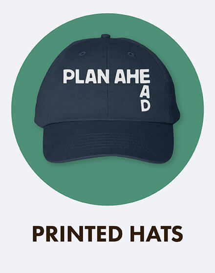 printed hats