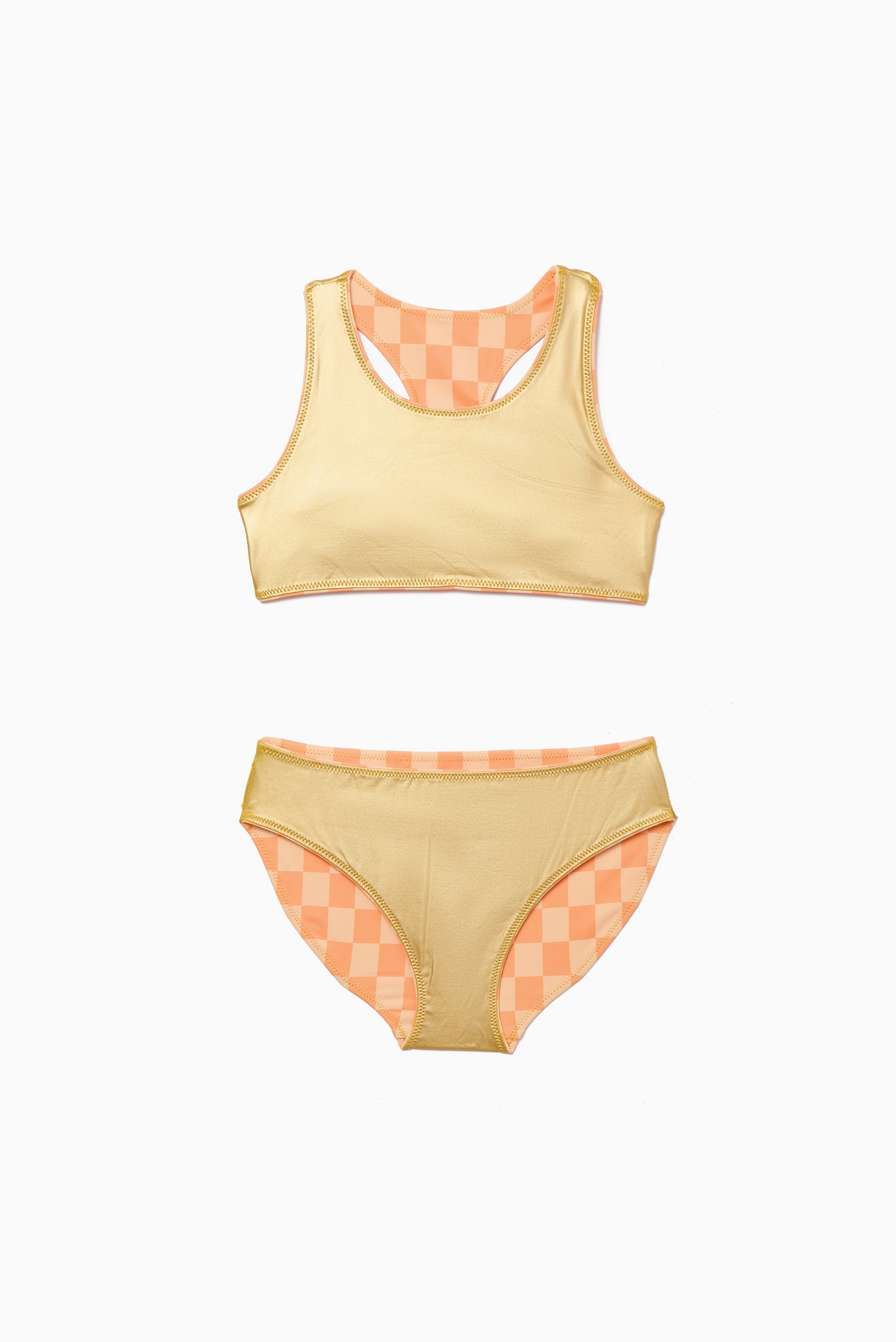 Image of Gold Reversible Bikini