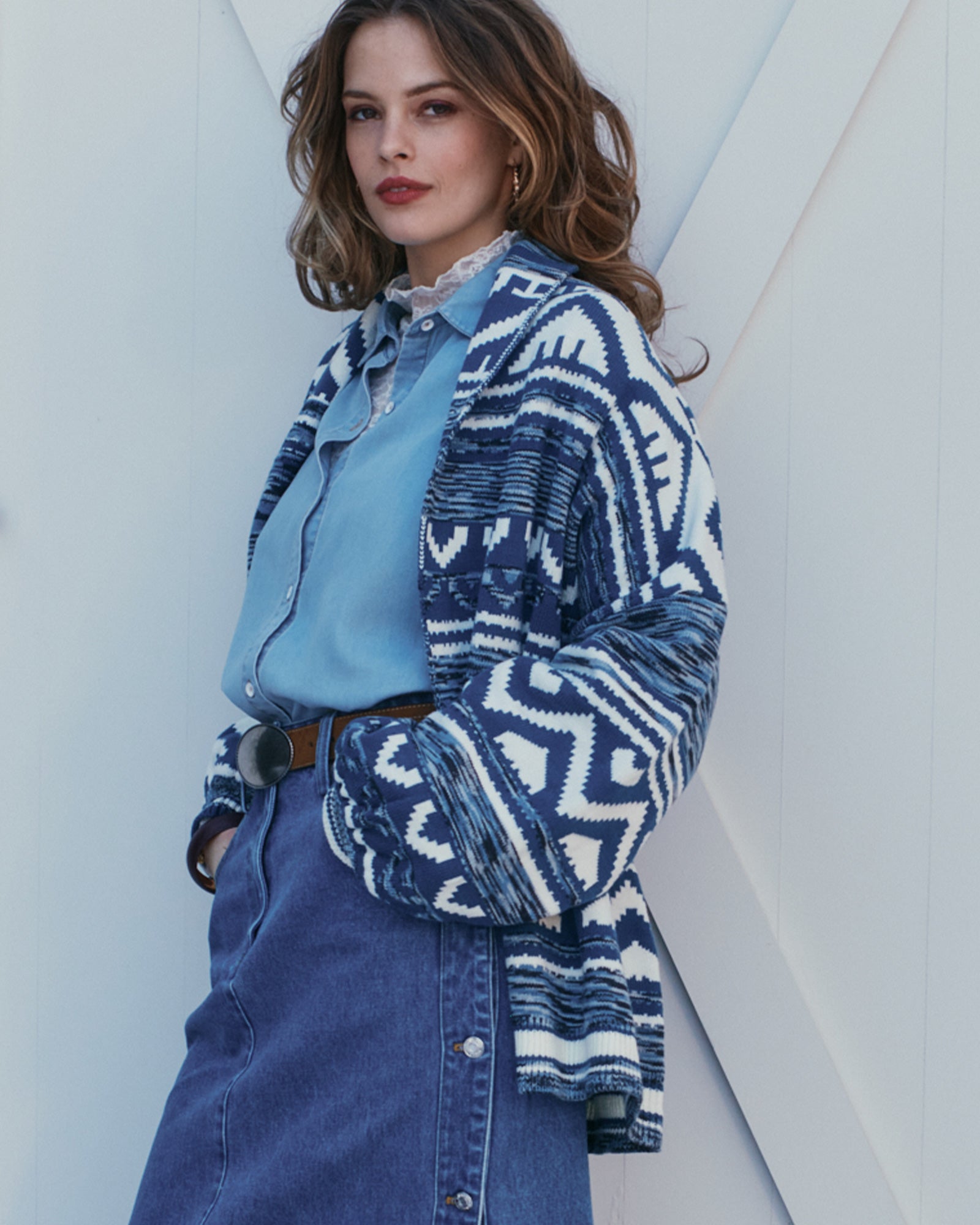 Image of Twice Loved Cardigan - Blue