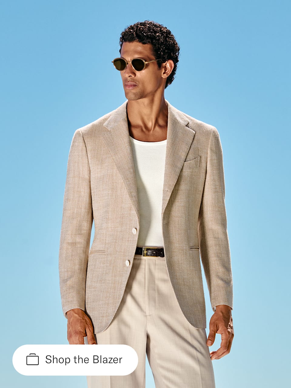 Herringbone blazer