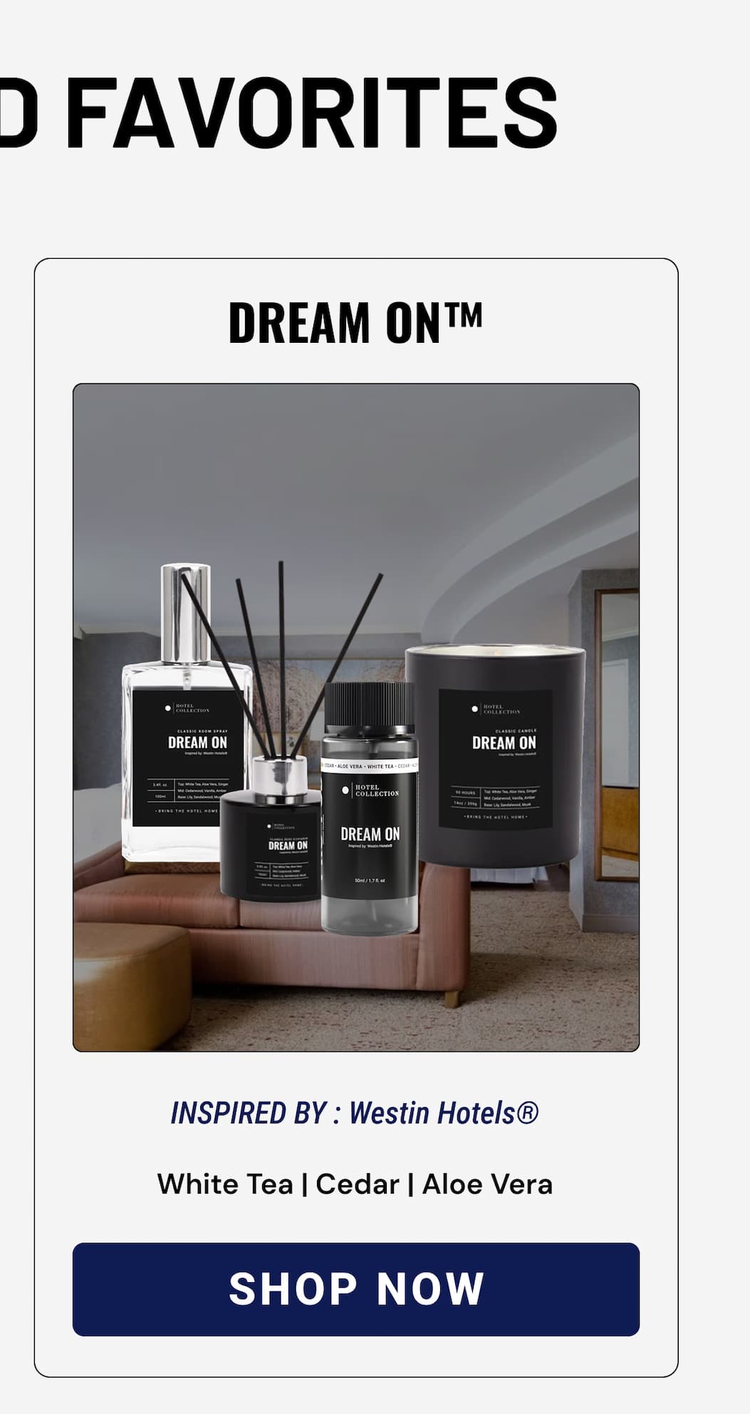 DREAM ON | SHOP NOW
