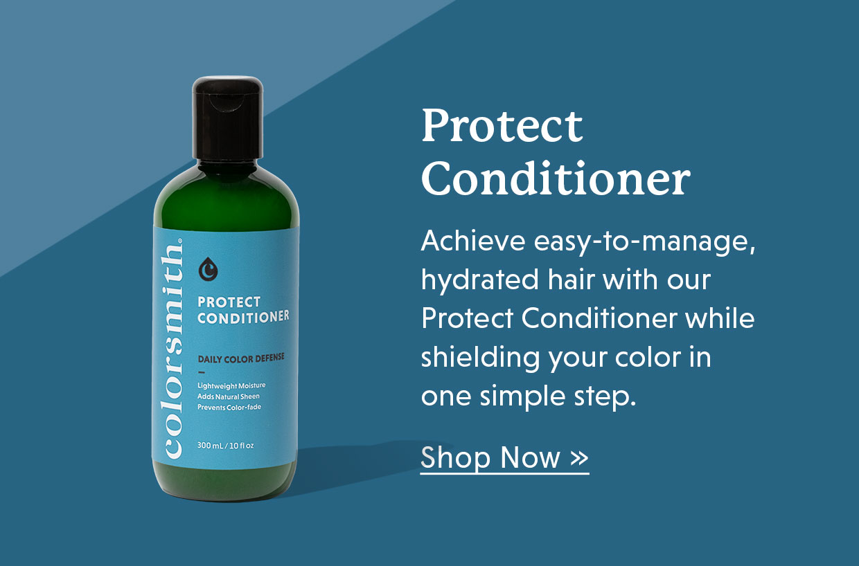 Protect Conditioner | Achieve easy-to-manage, hydrated hair with our Protect Conditioner while shielding your color in one simple step. Shop now >>