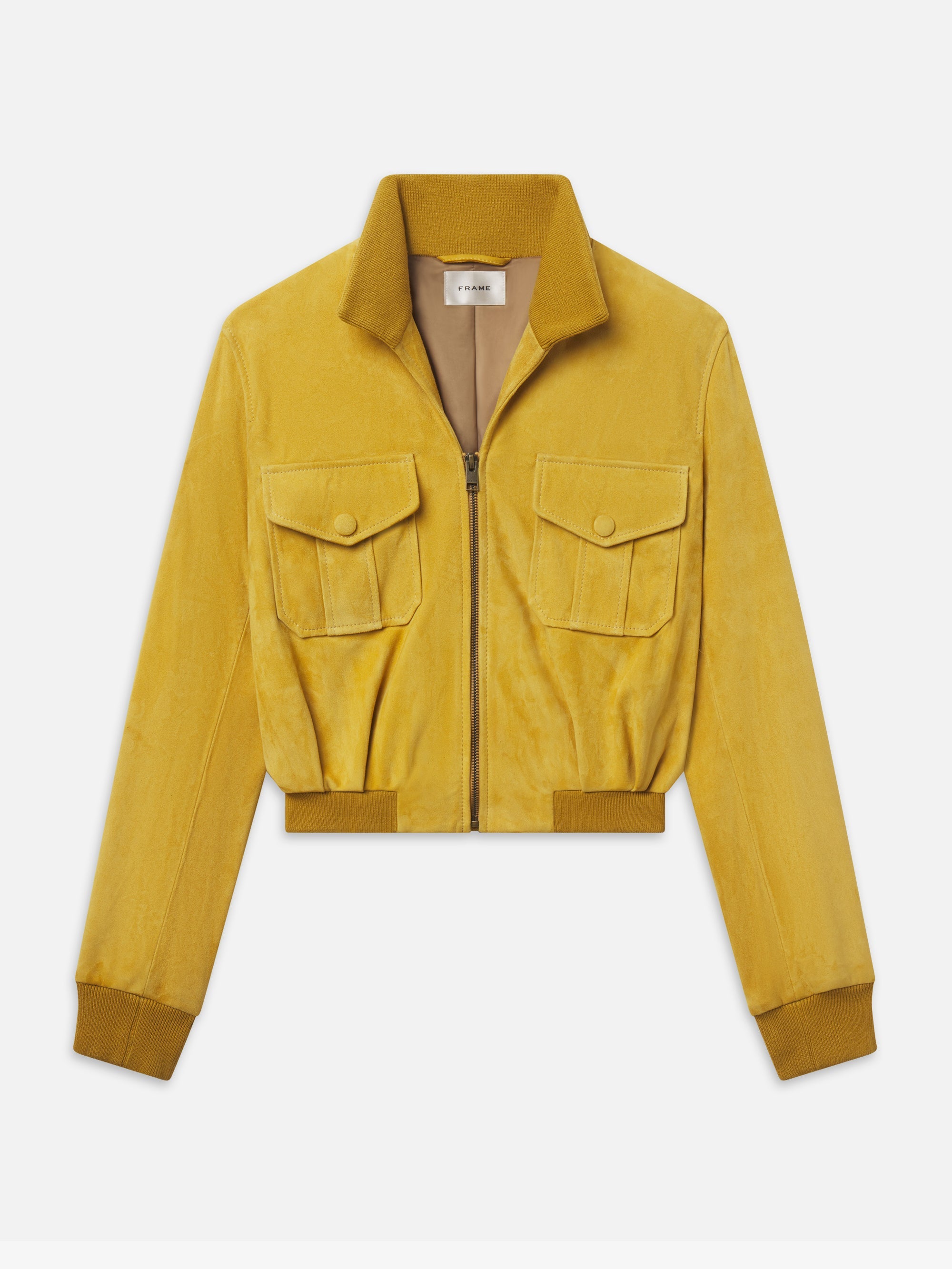 THE SUEDE ACE JACKET IN DIJON