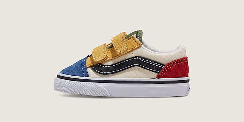 Red Blue Toddler Old Skool V Shoe