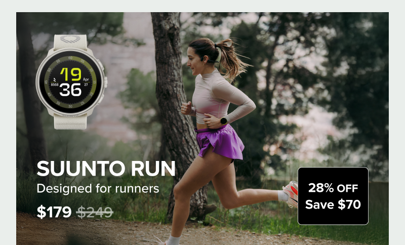 Suunto Run - Designed for Runners, 28% off