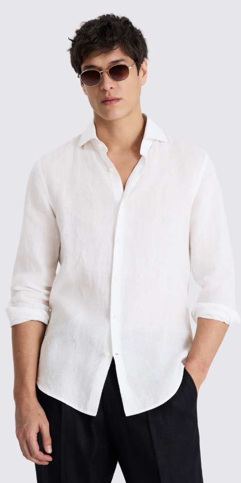 White Linen Shirt