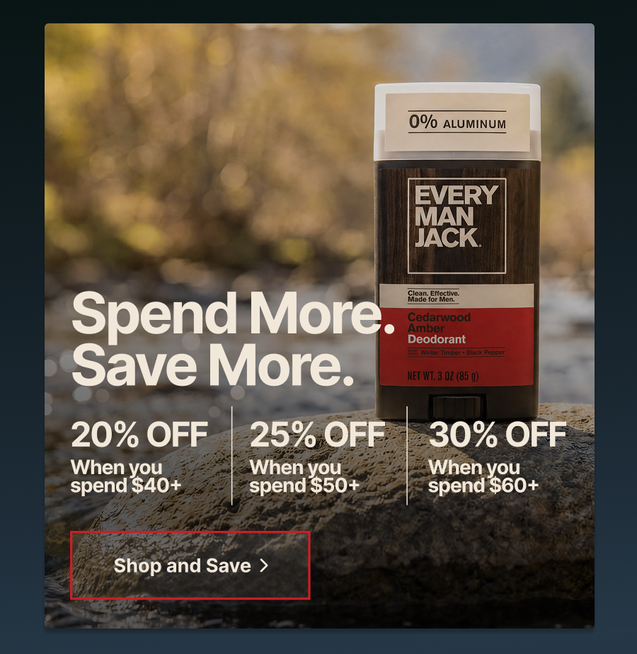Spend More. Save More.