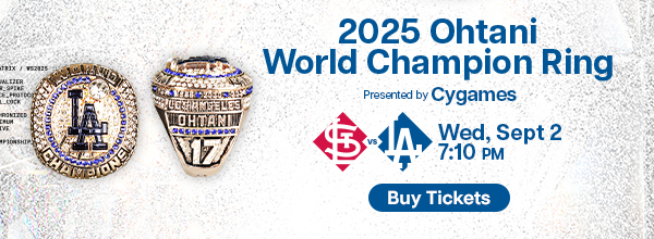 Ohtani World Series Ring - September 2