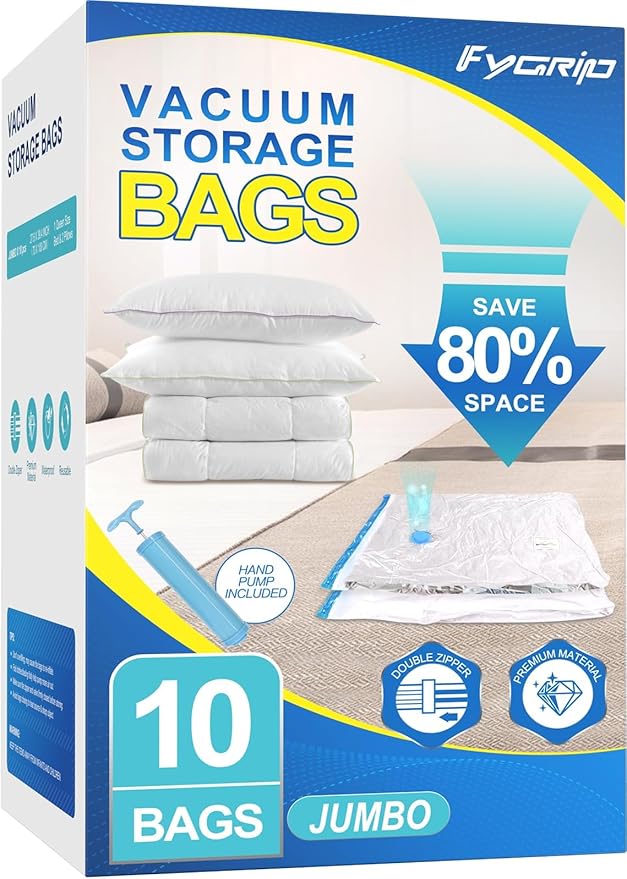 Fygrip Jumbo Vacuum Storage Bags