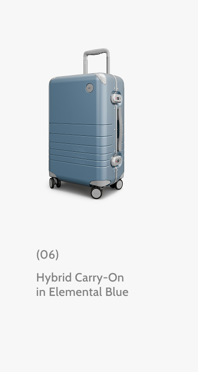 (06) Hybrid Carry-On in Elemental Blue.