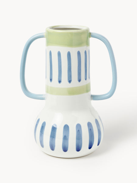 Vaso dipinto a mano Lise, alt. 30 cm