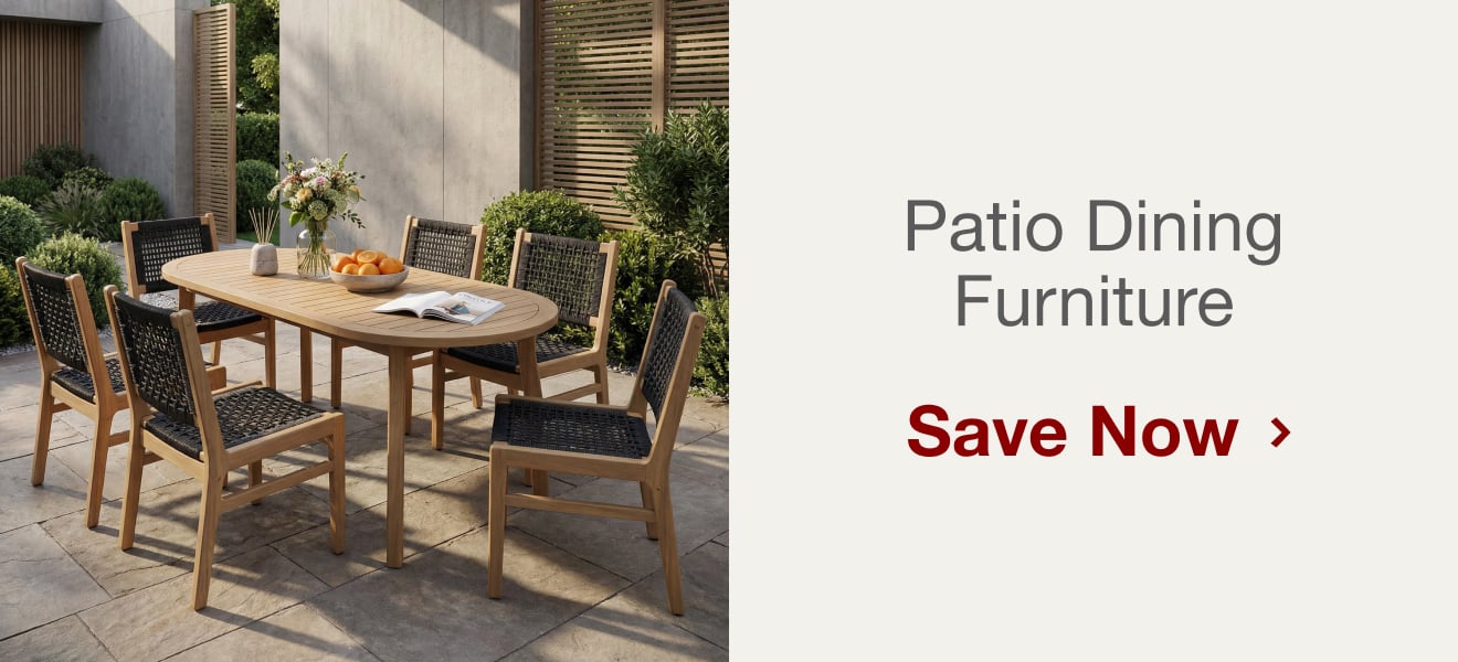 Save on Patio Dining Furniture