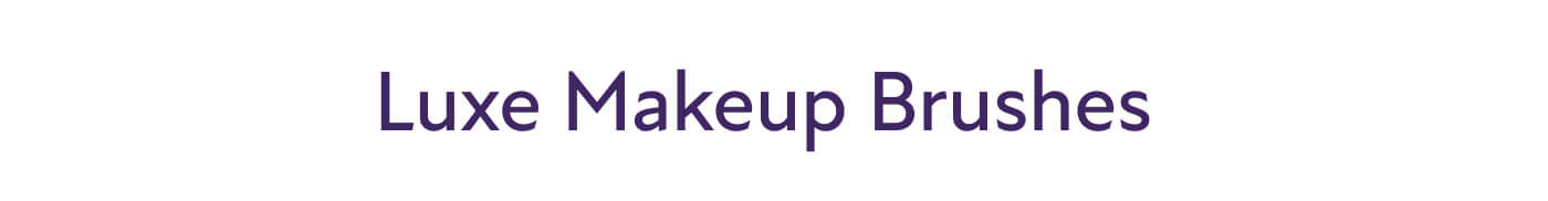 Luxe Makeup Brushes