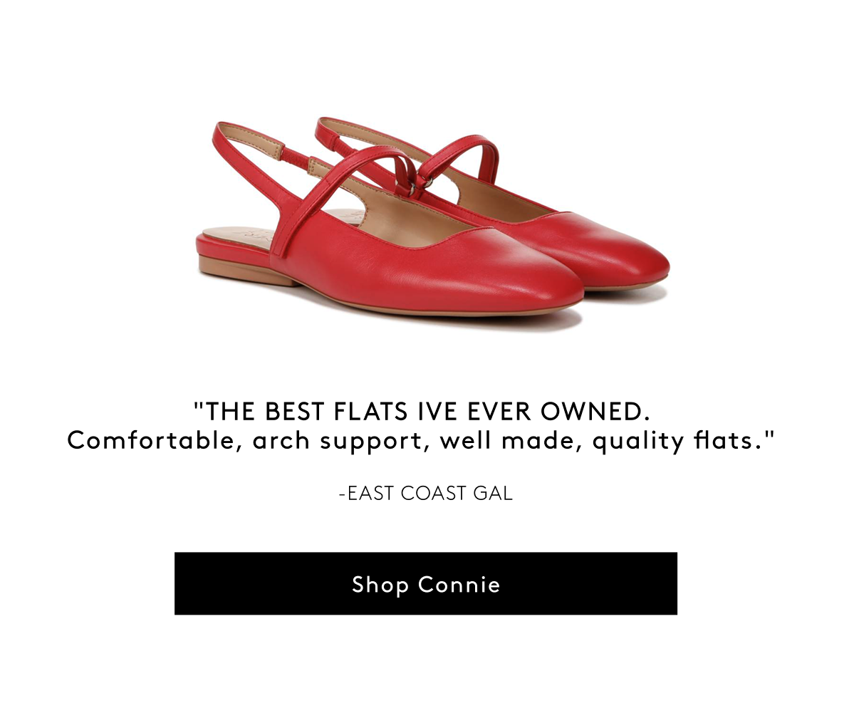 The Best Flats Ive Ever Owned. Comfortable, Arch Support, Well Made, Quality Fiats. -East Coast Gal | Shop Connie