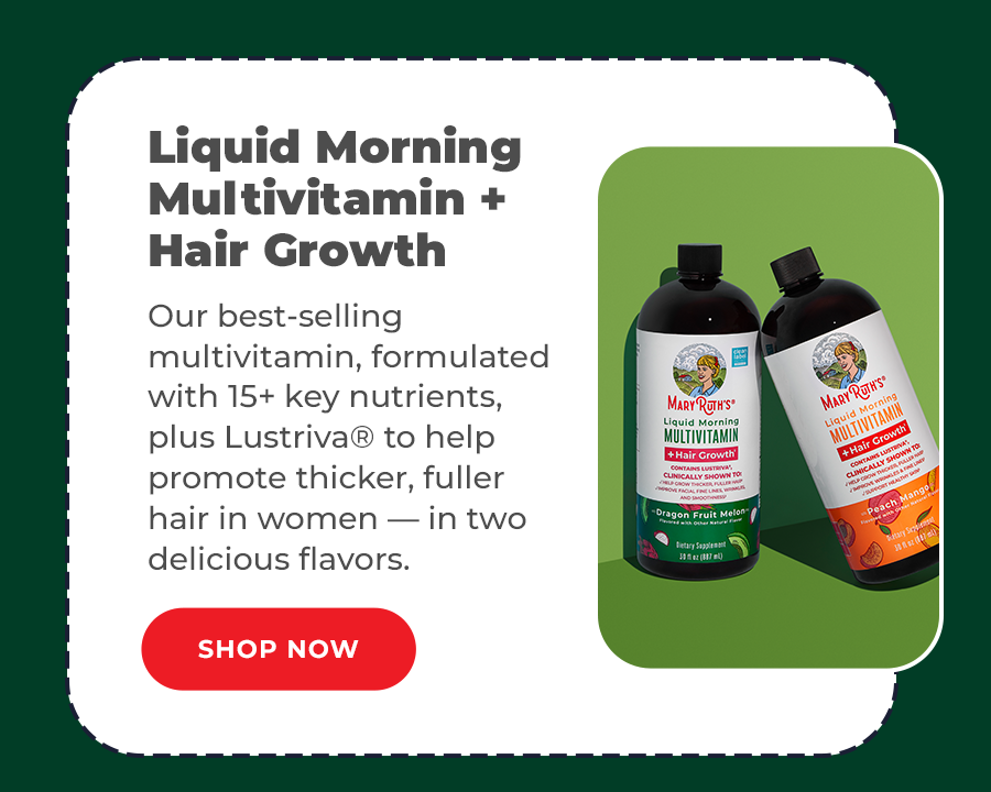 Liquid Morning Multivitamin + Hair Growth