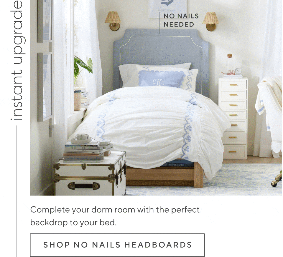 Instant upgrade. Shop no nails headboards