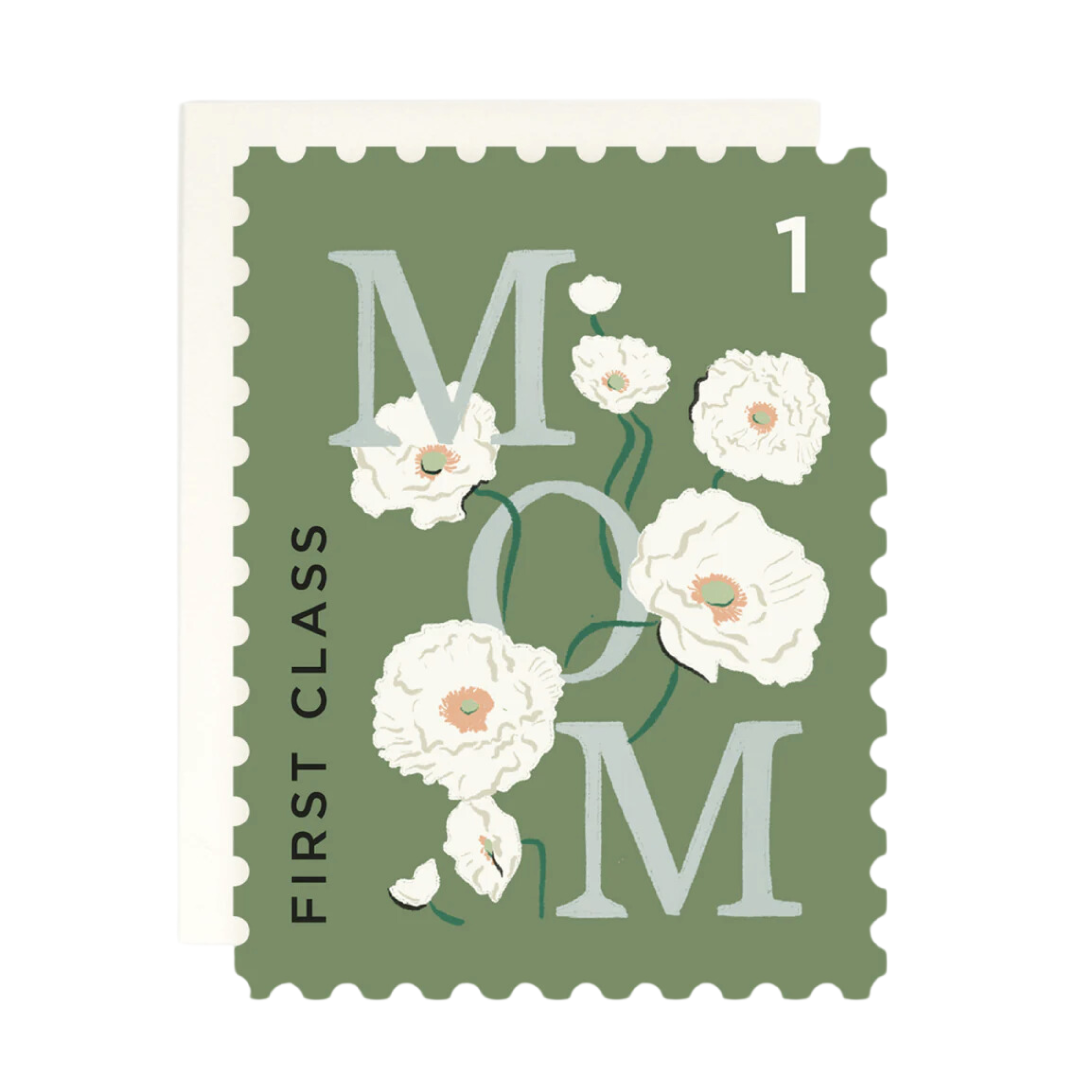 Image of First Class Mom Note Card