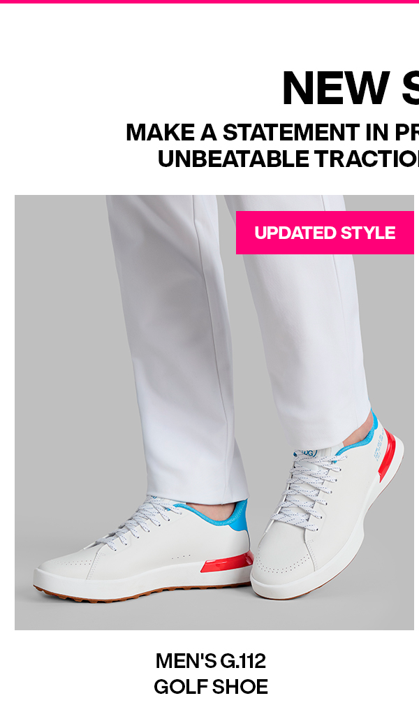 NEW SHOES | UPDATED STYLE | MEN'S G.112 GOLF SHOE