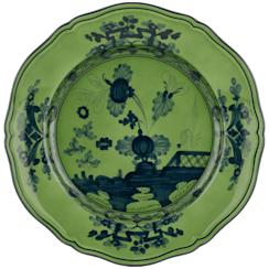 Image of FLAT PLATE MALACHITE ORIENTE ITALIANO