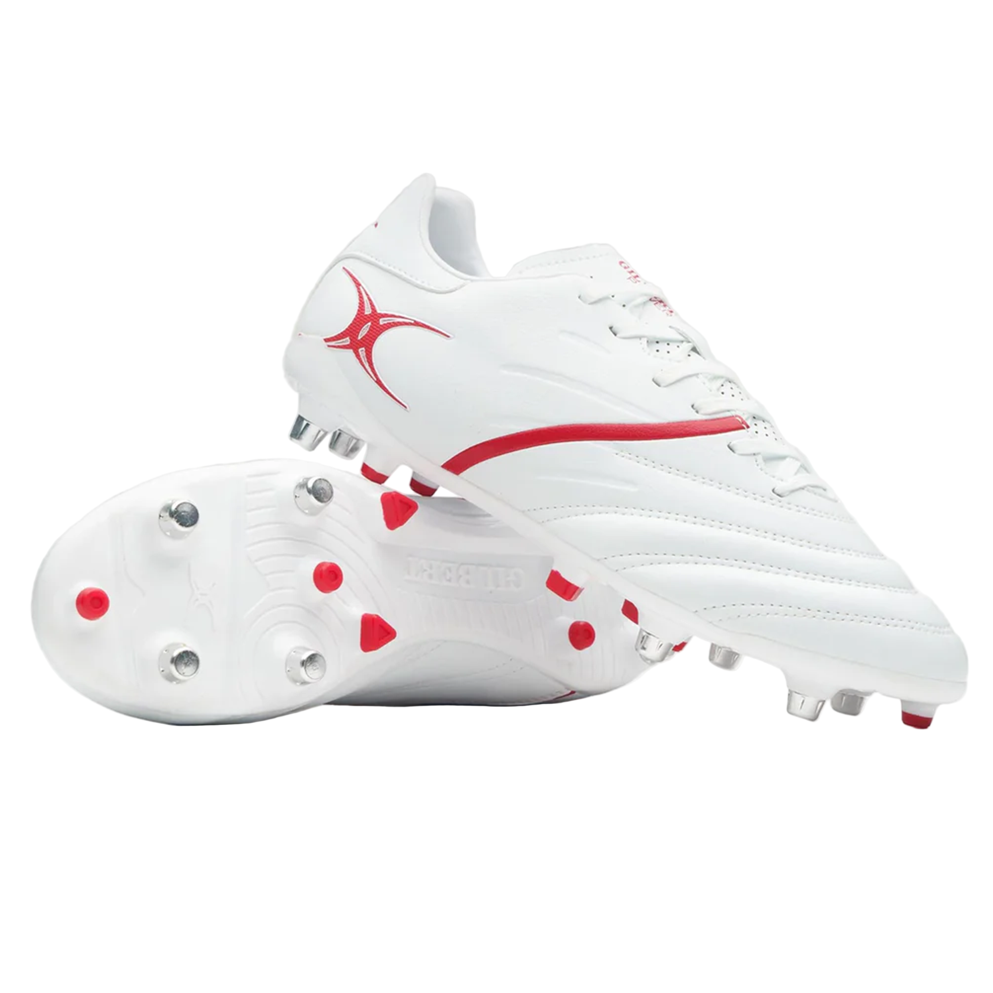 Image of Gilbert Sidestep X20 6S Power - White/Red