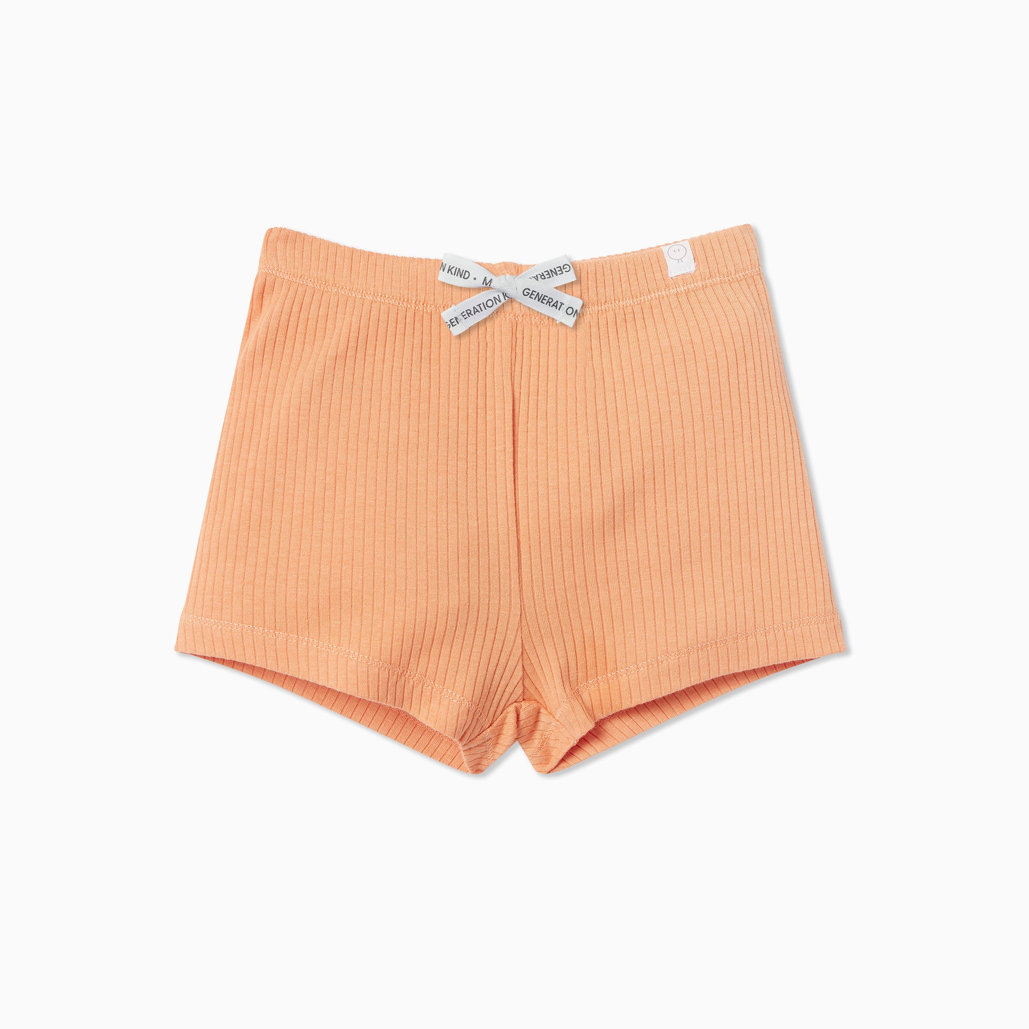 Image of Ribbed Shorts - Orange