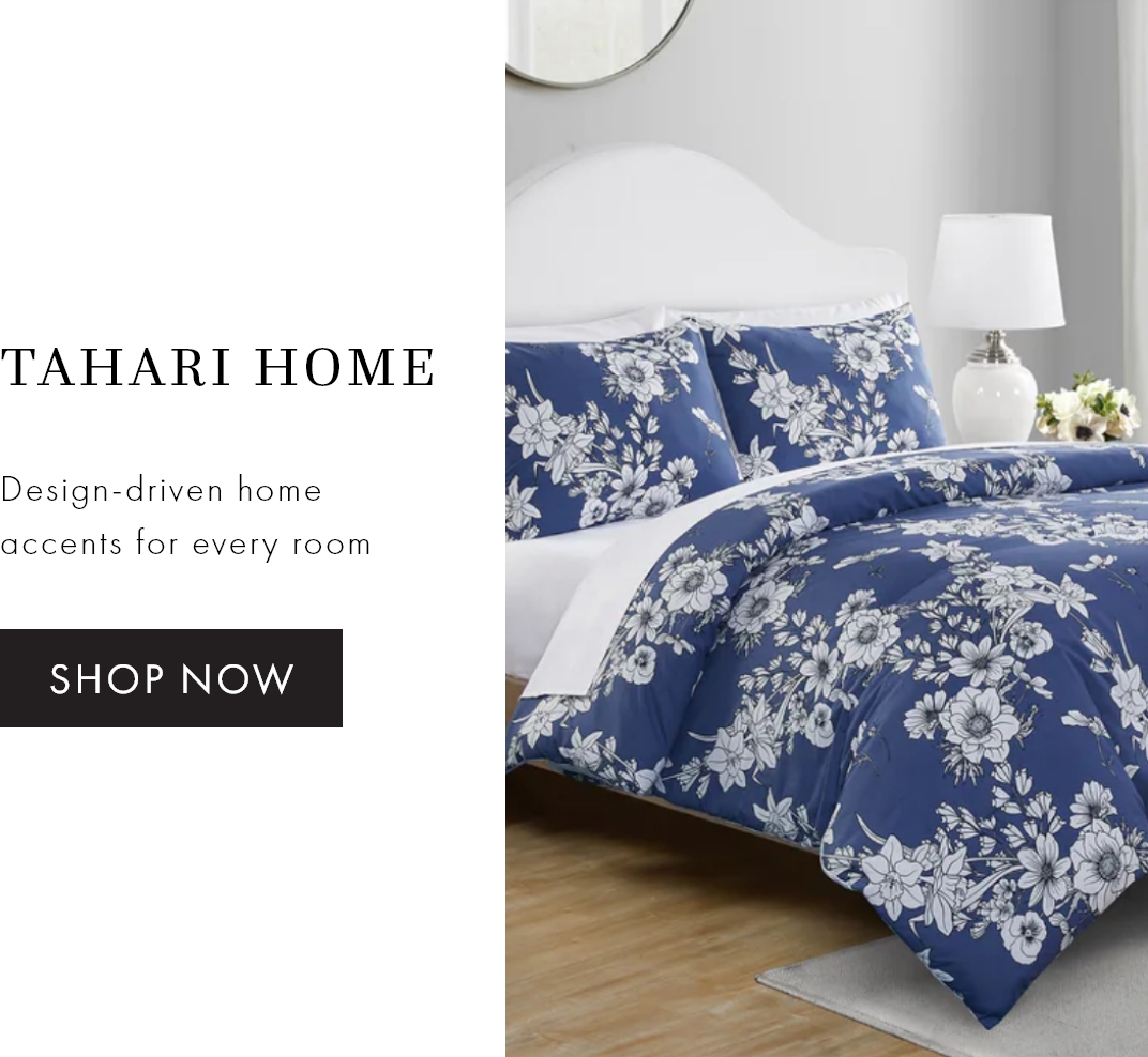TAHARI HOME | Design-driven home accents for every room | SHOP NOW