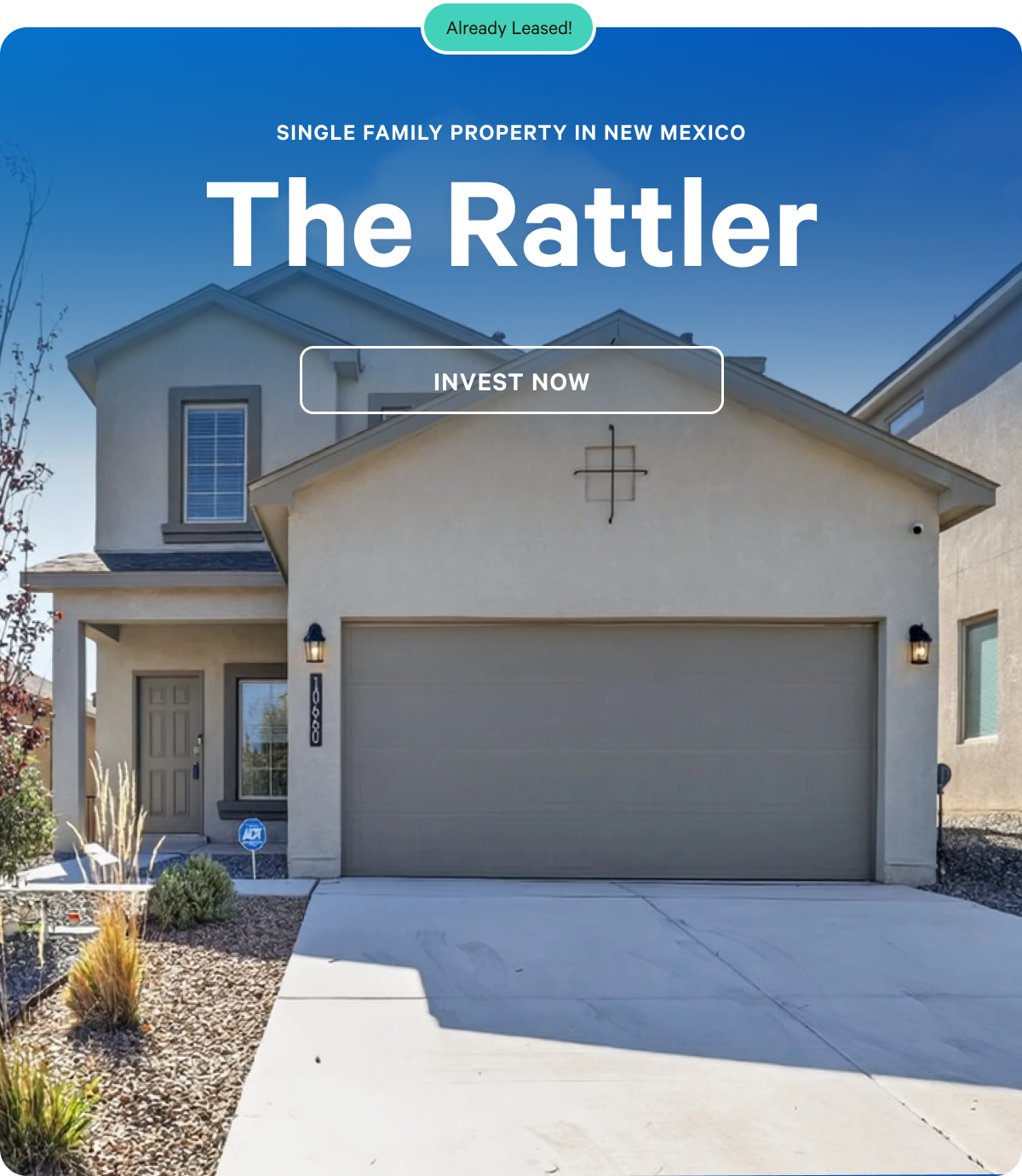 An exterior image of The Rattler, with a tag in the top right corned that says 
