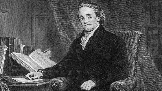 Drawing of Webster.