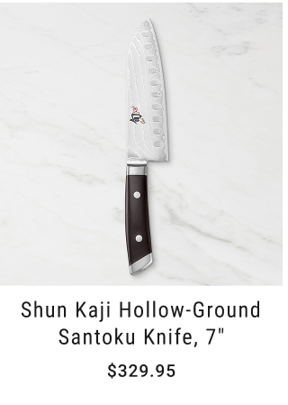 Shun Kaji Hollow-Ground Santoku Knife, 7” $329.95