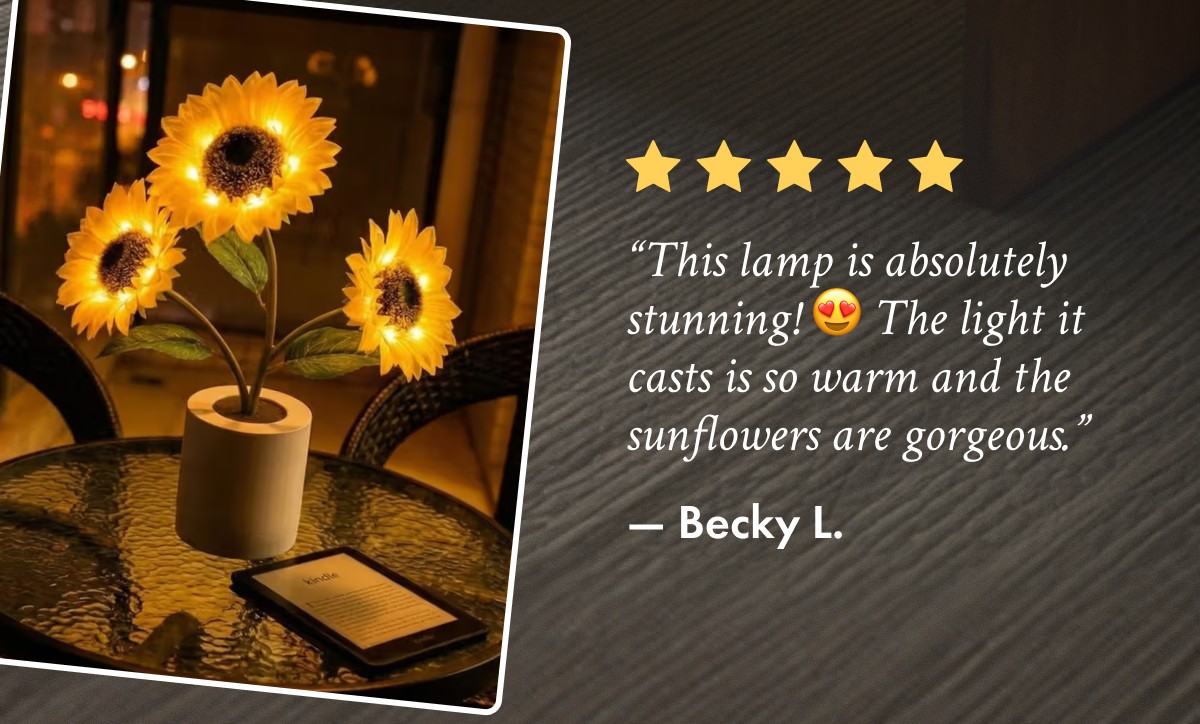 “This lamp is absolutely stunning! 😍 " - Becky