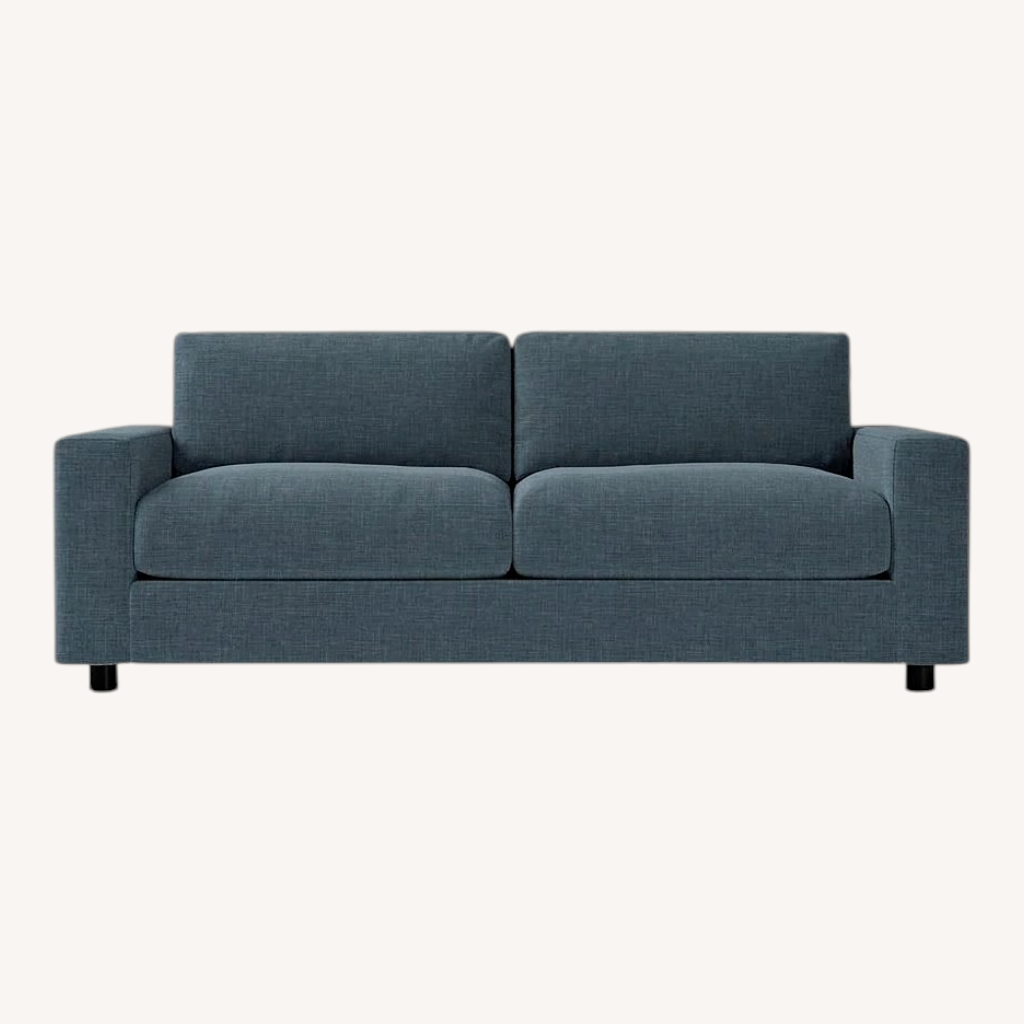 Image of West Elm Dark Tweed Queen Sleeper Sofa