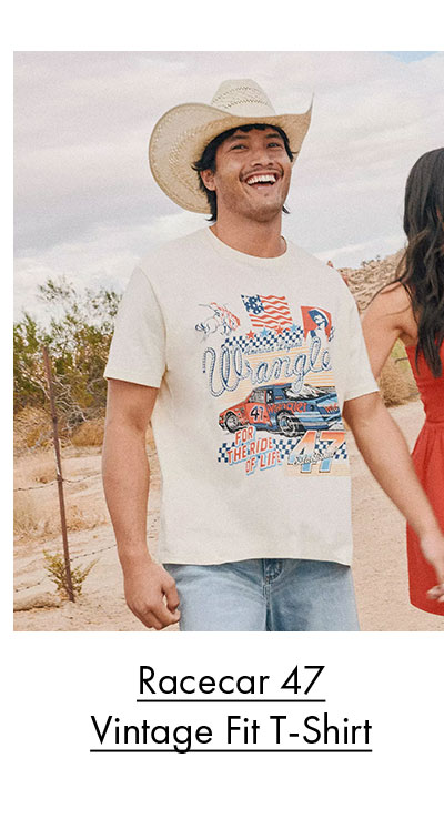 Racecar 47 vintage fit t-shirt