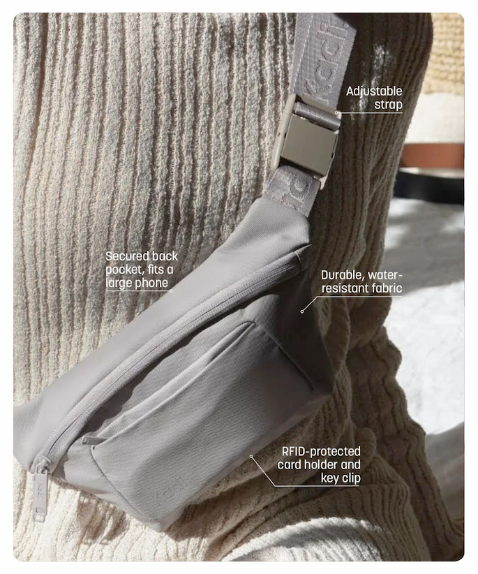 Belt Bag Pebble