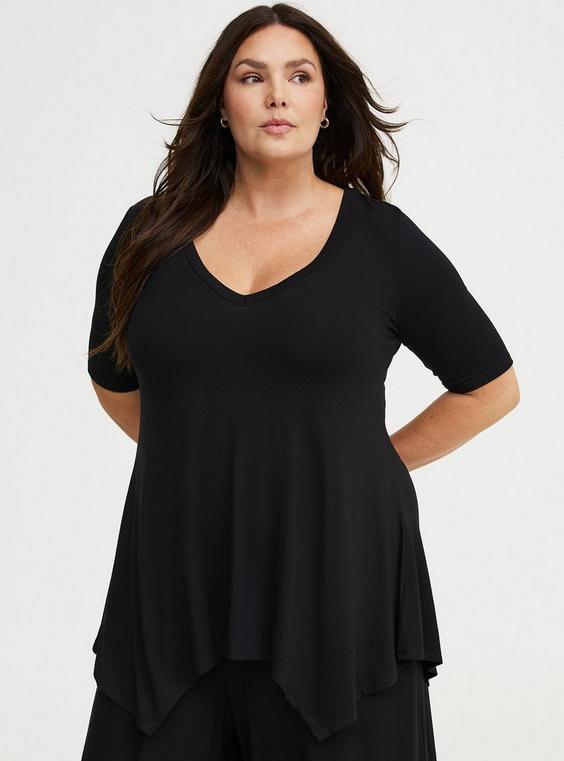 Super Soft Hanky Hem Tunic