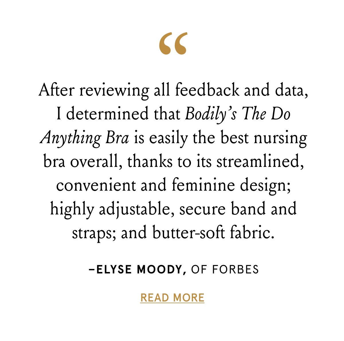 Elyse Moody, Of Forbes