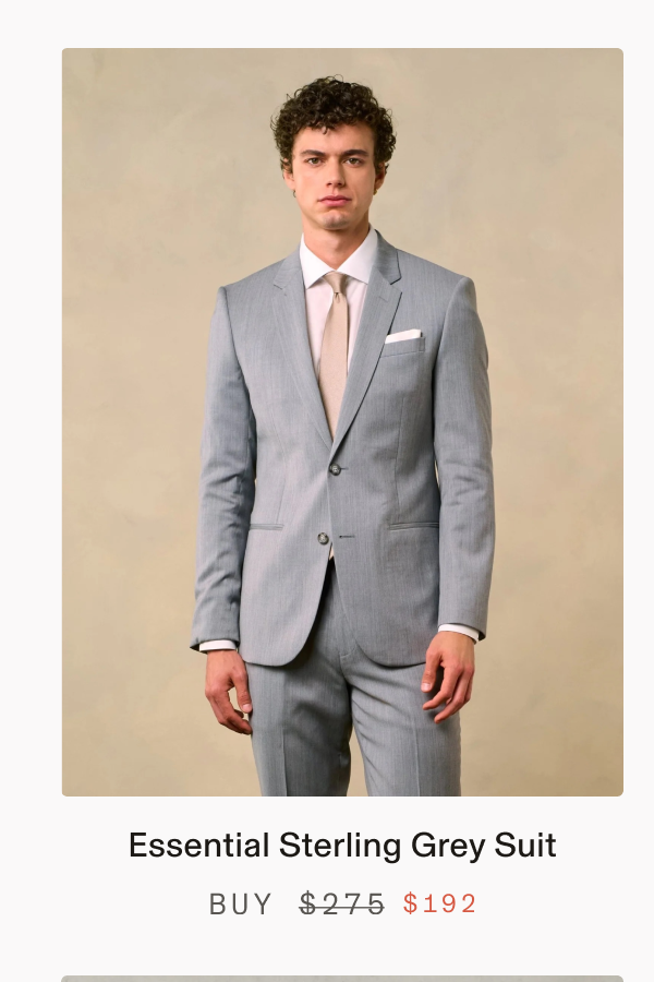 Essential Sterling Grey Suit