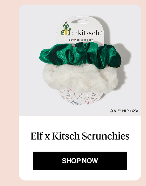 Elf x Kitsch Scrunchies