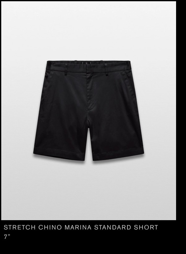 Stretch Chino Marina Standard Short 7"