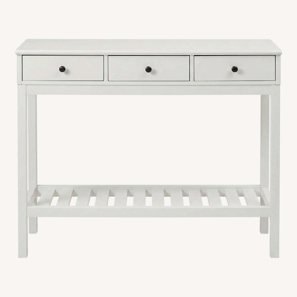 Image of Ikea Panget White Coffee Table Console